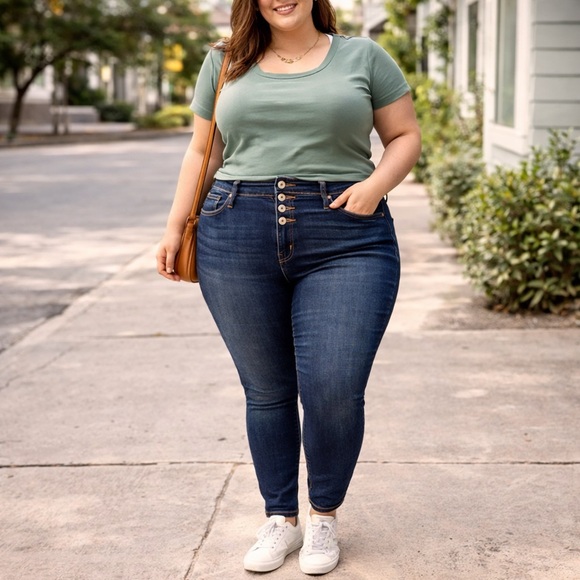 torrid Denim - TORRID Super Soft Jeggings 20R High Rise Skinny Stretch Dark Wash Denim Jeans
